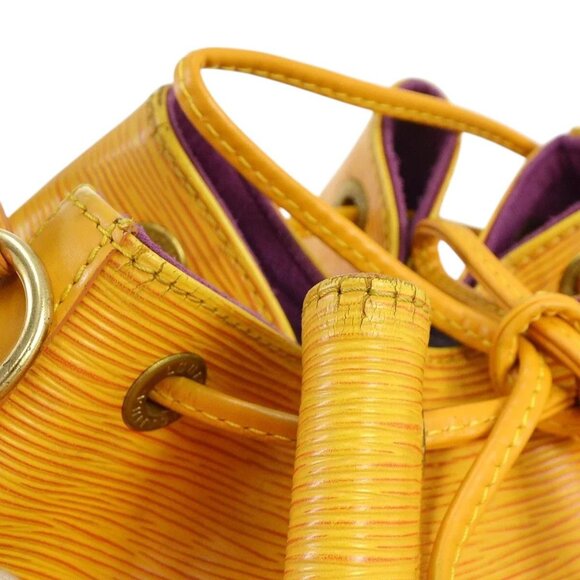 167302BM (L4) Louis Vuitton Shoulder Bag Yellow Epi Leather - Picture 8 of 10